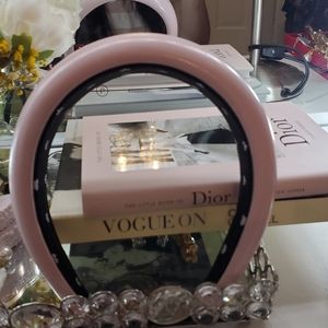 Lele Sadoughi Baby Pink Padded Headband